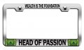 Wealth Is The Foundation Head Of Passion Muslim Islamic Ch Steel Auto Suv License Plate Frame Tag Holder 