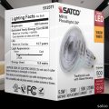 Satco Led Mr16 Floodlight 5 5w 50w Equivalent 2700k Warm White 90 Cri 36a Beam Gu10 Twist-lock Base 120v Dimmable Clear Finish