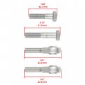 Caltric 2 Steering Tie Rod With End Compatible Ski-doo Freeride 800r 137 146 154 2012 2013 2014 2015 2016 2017