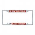 Claflin University Panthers Metal License Plate Frame For Front Or Back Of Car Officially Licensed Mascot 