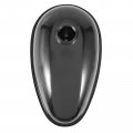 Trkimal Upgrade Metal Fuel Gas Tank With Petcock Cap For 49cc 50cc 60cc 66cc 80cc Engine Motorized Bicycle Black Bike Motor