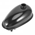 Trkimal Upgrade Metal Fuel Gas Tank With Petcock Cap For 49cc 50cc 60cc 66cc 80cc Engine Motorized Bicycle Black Bike Motor