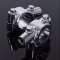 Smt-8mm Chrome 7 8 22mm Handlebar Mirror Thread Mount Holder Clamp Adaptor B06xr712mg 