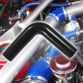 X Autohaux 32mm 1 26 Id 90 Degree Elbow Silicone Reducer Hose Pipe Bend Turbo Water Intercooler Black