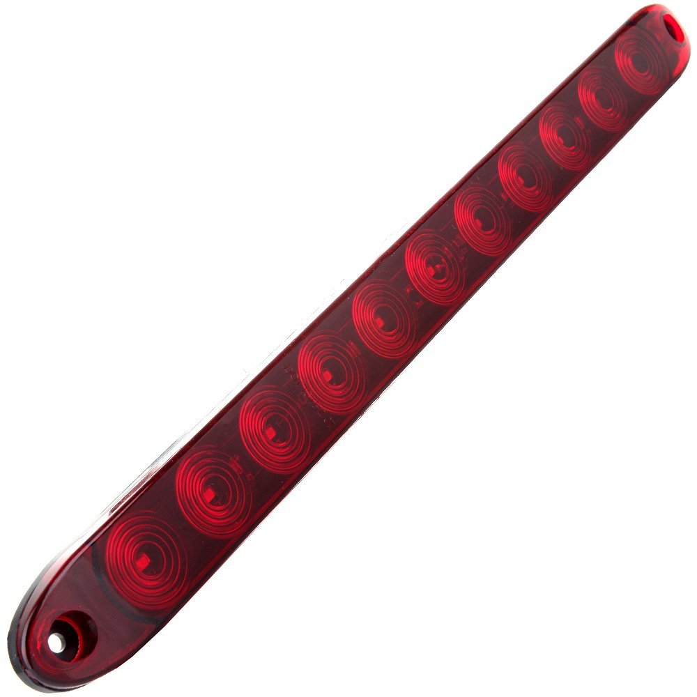 15 In 11led Red Dim Brake Light Waterproof Trailer Bar For Clearance Side Marker Identification And Turn Signal Universal Mount