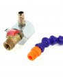 Uxcell 1 4pt Thread Dia Adjustable Magnetic Base Coolant Oil Water Hose Pipe