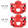 Ocpty Rear Left Right 19-b2780a Brake Calipers Set Red 2pc Compatible With Nissan Altima 2007-2012 For Juke 2011-2017 Maxima