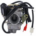 Glenparts 24mm 150cc Carburetor For Gy6 4 Stroke Engines Electric Choke Motorcycle Scooter 152qmj 157qmi With 6 Pin Racing Cdi