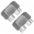 Caltric 2 Rear Axel Nuts Compatible With Kawasaki Ke1000 Police Kz1000p 1996 1997 1998 1999 2000-2003