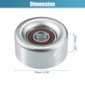 Uxcell Drive Belt Tensioner Assembly Accessory Pulley No 1662031010 1662031012 1662031013 For Toyota 4runner 2003-2009 Silver