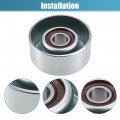 Uxcell Drive Belt Tensioner Assembly Accessory Pulley No 1662031010 1662031012 1662031013 For Toyota 4runner 2003-2009 Silver