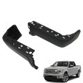 Left Right Steel Rear Step Bumper Face Bar End Caps Black Replacement For F-150 2009 2010 2011 2012 2013 2014 Fo1102375 