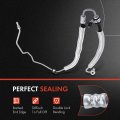 A-premium Power Steering Pressure Hose Line Assembly Compatible With Hyundai Santa Fe 2007-2008 V6 3 3l Pump To Rack Replace
