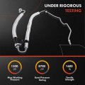A-premium Power Steering Pressure Hose Line Assembly Compatible With Hyundai Santa Fe 2007-2008 V6 3 3l Pump To Rack Replace