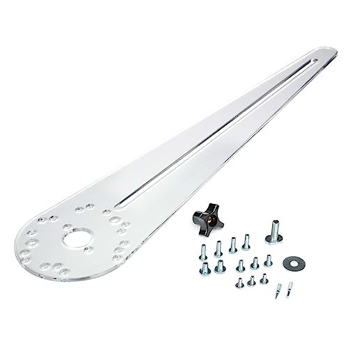 71637 Universal Pro Router Circle Cutting Jig 10 In To 53 Range Acrylic Construction For Tabletops And Templates