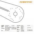71637 Universal Pro Router Circle Cutting Jig 10 In To 53 Range Acrylic Construction For Tabletops And Templates