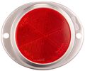 Peterson Manufacturing V472r Red 3 Aluminum Oval Reflector 