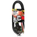 Cord Range 50a 6 2-8 1x4ft Black 
