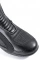 Kronox Motorcycle Riding Boots For Men Touring Water Resistant Black Pu Leather 