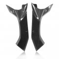 Side Air Duct Cover 2pcs Carbon Fiber Style Motorcycle Tube Right Left Insert For Yzf R6 2017a 2020 Fairing Replacement 