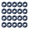 20 Pieces Of Two Piece Flanged M22x1 5 Wheel Nuts 33mm Hex Unimount Hub Piloted For Commercial Semi Trucks 