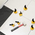 Aizami 50 Pcs Tile Leveling System Kit Used For 8-12mm Thicks Reusable T-type Spacers Tile Installation Tool Building Walls 
