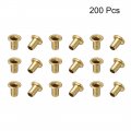 Uxcell Hollow Rivet 3mm X 5mm Through Hole Copper Rivets Grommets Double-sided Circuit Board Pcb 200pcs