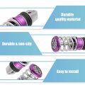 Uxcell 1 Pair 8mm Aluminum Aolly Motorcycle Rearsets Rear Set Footrest Footpeg Foot Rest Peg Bike Bicycle Cycling Purple For