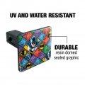 Batman And Villains Pattern Tow Trailer Hitch Cover Plug Insert