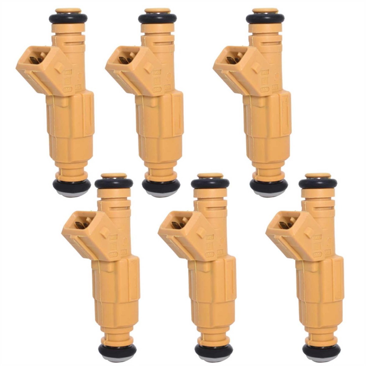 6 Pcs Fuel Injectors 0280155702 Replacement For Cherokee 1989-1998 Grand 1991-1998 Comanche 1987-1992 0280155746 Fj583