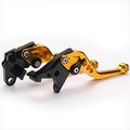 Short Golden Brake Clutch Levers For Honda Msx 125 Grom 2014-2016 Cbr500r Cb500f X 2013-2016 Cbr250r 2011-2013 Cbr300r Cb400f 