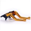 Short Golden Brake Clutch Levers For Honda Msx 125 Grom 2014-2016 Cbr500r Cb500f X 2013-2016 Cbr250r 2011-2013 Cbr300r Cb400f