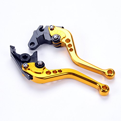Short Golden Brake Clutch Levers For Honda Msx 125 Grom 2014-2016 Cbr500r Cb500f X 2013-2016 Cbr250r 2011-2013 Cbr300r Cb400f