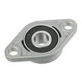 Uxcell 4pcs Kfl08 8mm Zinc Alloy Self Aligning Pillow Block Flange Bearing
