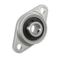 Uxcell 4pcs Kfl08 8mm Zinc Alloy Self Aligning Pillow Block Flange Bearing