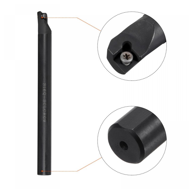 5 8 Shank Lathe Indexable Boring Bar Turning Tool Holder S16q-sclcr09 95a