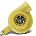 Minituare Spinnable Turbocharger Compressor Key Chain Yellow Coated 