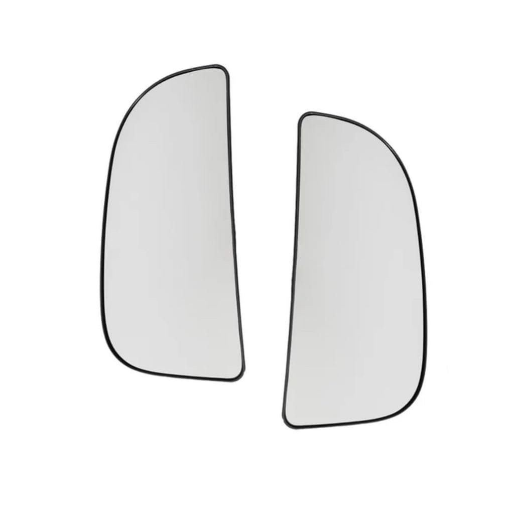 Lower Towing Mirror Glass Pair For Ram 2500 3500 2011 To 2018 Non Heated Convex Driver And Passenger Side Fits Ch1325125