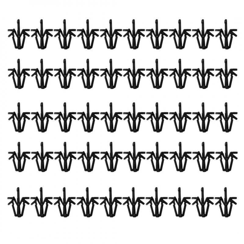 50pcs 90467-12040 9046712040 Grille Retainer Clips For 2004 Toyota Rav4 Base Sport Utility 4-door 2 4l 2362cc L4 Gas Dohc
