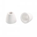 Uxcell 200pcs Ceramic Electrical Insulator 3mm Dia Tapered Porcelain Tube Beads High Temperature Max 1000c For Oven 