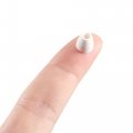Uxcell 200pcs Ceramic Electrical Insulator 3mm Dia Tapered Porcelain Tube Beads High Temperature Max 1000c For Oven