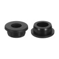 2pcs Rubber Grommets 26mm Drill Hole 17mm Id Top Hat Grommet Black Silicone Plug Gasket For Wiring Automotive 
