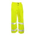 Vision P23122 3x 7mm Breathable Polyurethane Hi-vis Pants With Reflective Tape Size Fluorescent Yellow Green 