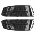 Topteng Car Front Fog Light Cover Bumper Fits For Audi S4 A4 B9 S-line 2016 2017 2018 Not Fit Standard Version
