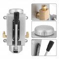 Manual Lubricator Oil Pump Cncer Bridgeport Milling Machine Parts Hand Lubricating Oil 500cc 4mm Double Outlet Port For
