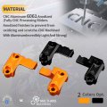 Modeer 1pair Motorcycle Handlebar Brake Clutch Master Cylinder Clamp Protectors Compatible With Ktm 250 300 350 400 450 500 Exc
