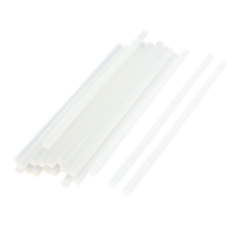 20pcs Adhesive Hot Melt Sticks 7mm X 170mm For Electric Glue Gun