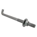 3 4 X 10-inch Galvanized Threaded Anchor Bolts With Hardware For Wood Concrete 10 Pack 