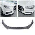 Front Bumper Lip Body Kit Sporty Appearance Lower Splitter For S4 B9 2017 2019 Car Enthusiasts Carbon Fiber Style