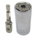 Usonline911 Premium Universal Silver Steel Socket Adapter Extension 53 X 25mm